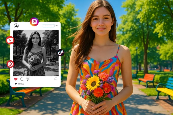 Boost Social Media with Monochrome Charm