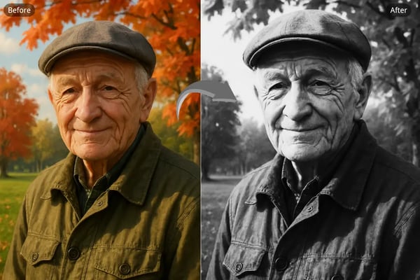 Create Stunning Black & White Portraits