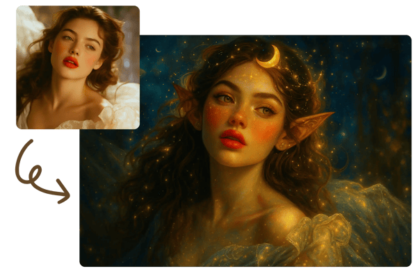 AI Fantasy Portrait Generator for Fans & Unique Gifts