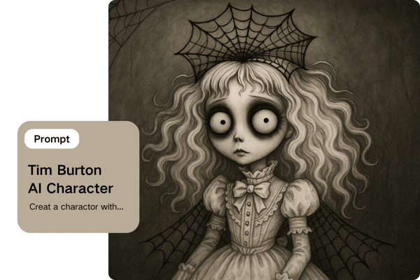 Design Original Tim Burton Characters