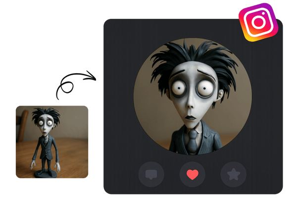 Create Gothic Tim Burton Avatars