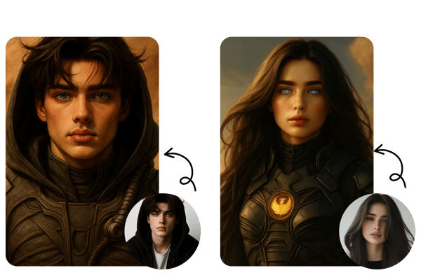 Partagez vos avatars Dune personnalisés sur les réseaux sociaux