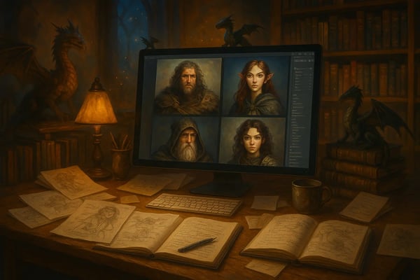 🧑🎨 Fantasy Characters Visualization