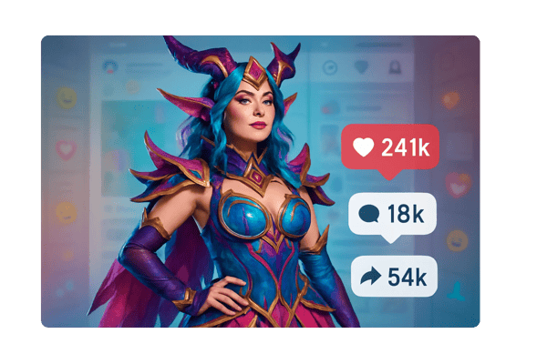 Étoile des réseaux sociaux