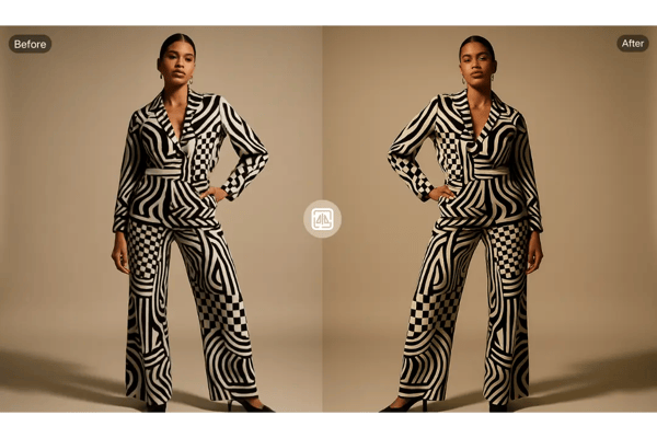 Fashion Lookbook Image Reflection