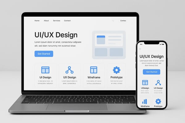 UI/UX Design: Previewing Web/App Interfaces