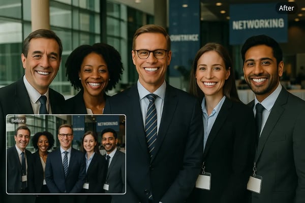 Polishing Teeth Whitening in Corporate Event Photography