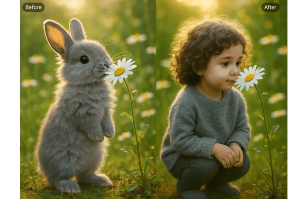 Petit mammifère en humain