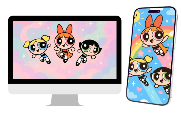 Fonds d'écran personnalisés Powerpuff Girls pour vos appareils