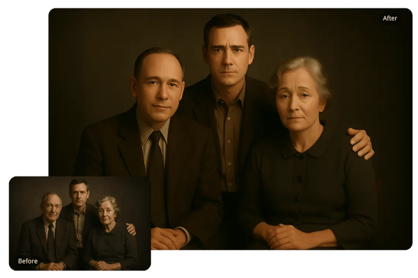 Revitalizing Family Portraits for Timeless Memories
