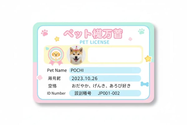 Pet License Card Generator