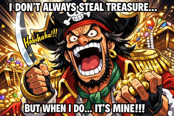 One Piece Meme for Social Media and Chats