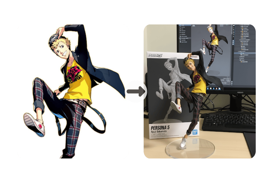 One-Click AI 3D Model Generator