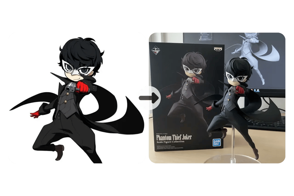 Turn Photos into 3D Character Figures