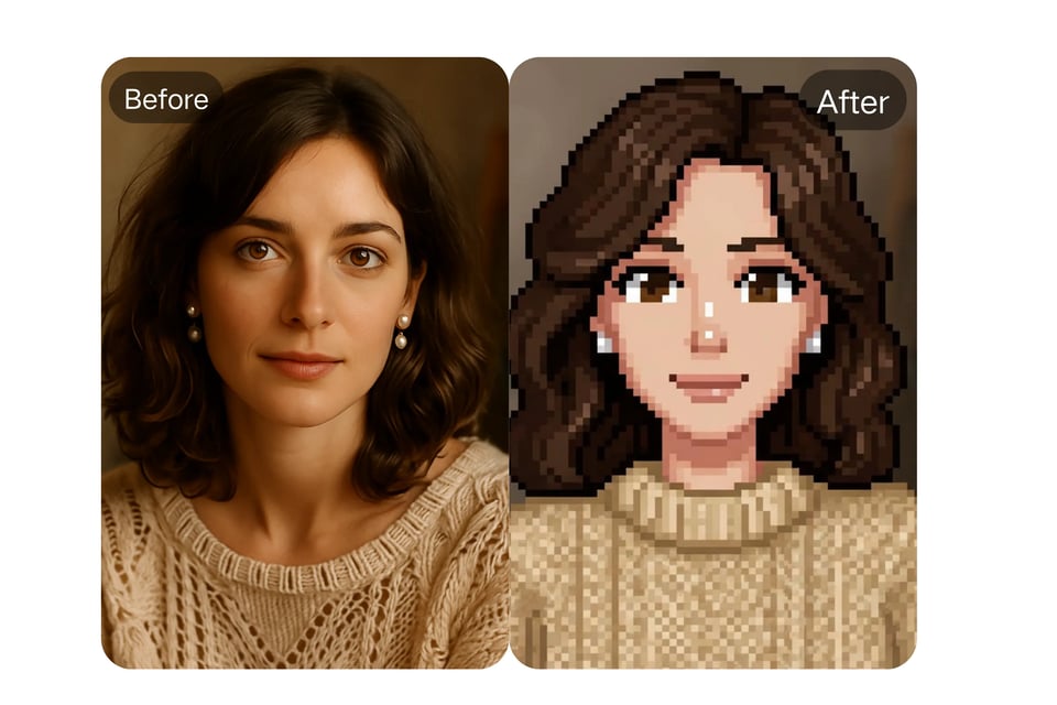 Sow the Pixels: Customizable Character Traits