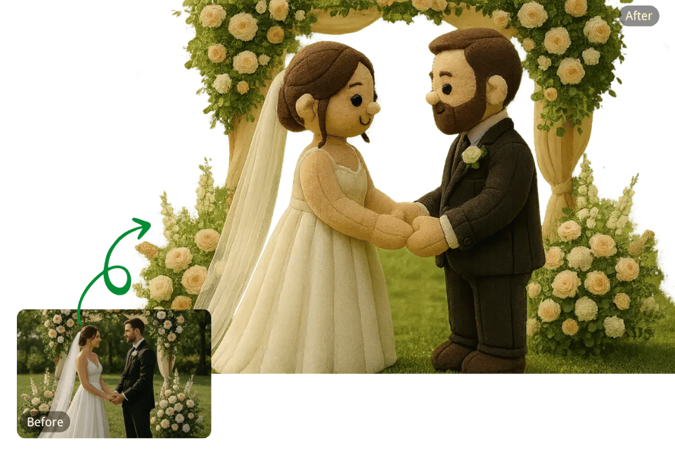 Wedding and Anniversary Plush Toy Keepsakes