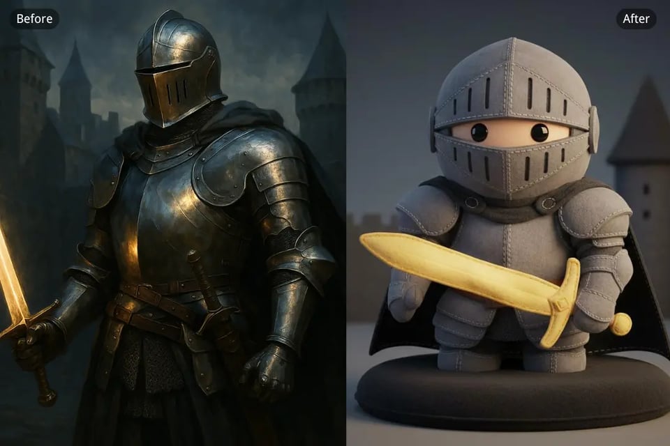 Fantasy Characters Reimagined by AI Plush Maker