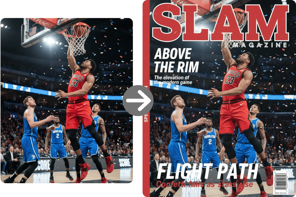 Instant, Realistic Magazine Covers