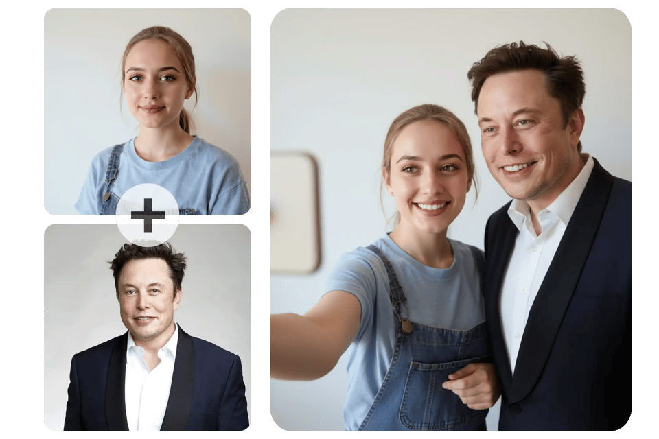 Create a Celebrity Selfie Using Your Uploaded Faces