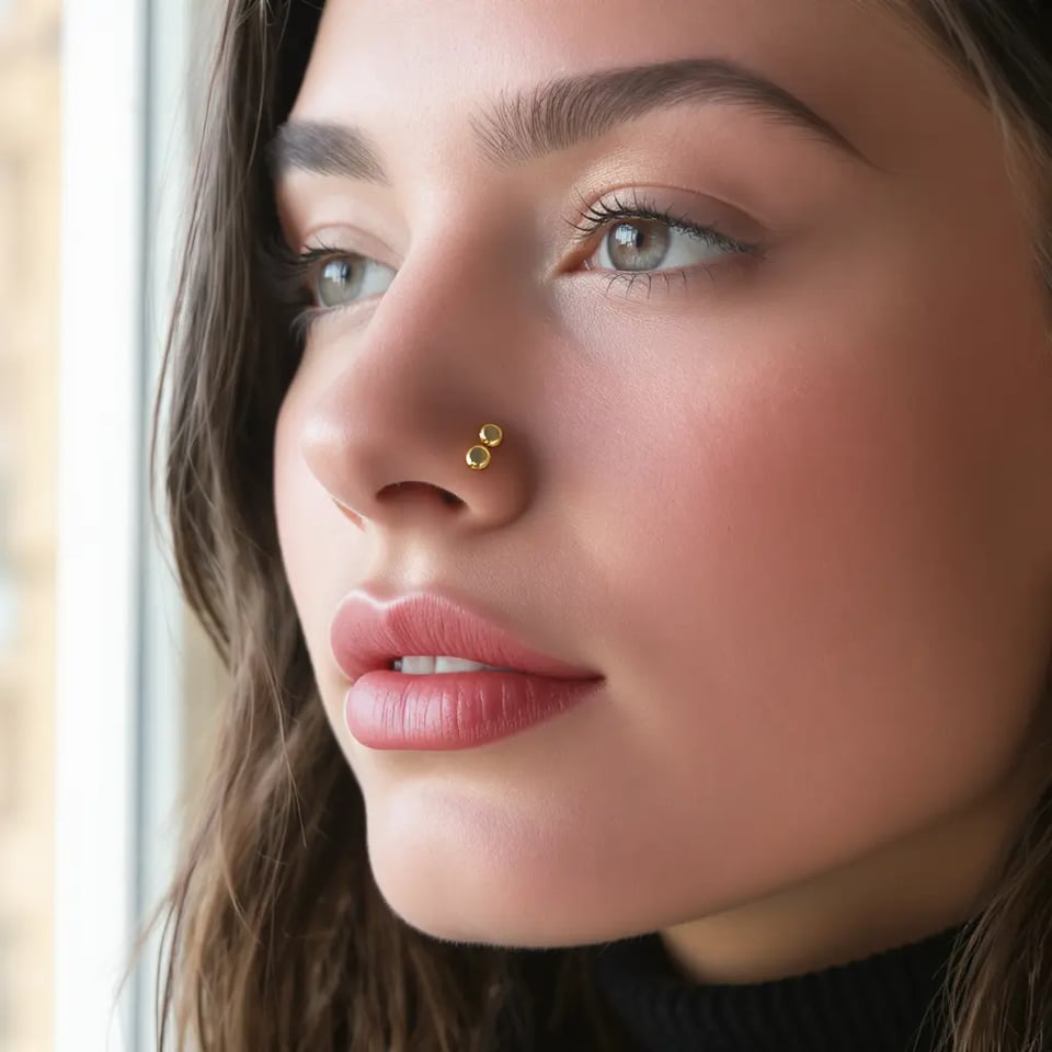 Double Nose Piercing
