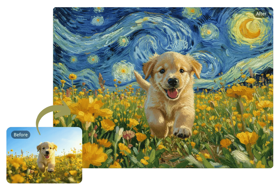 Image to Van Gogh – Seamless Style Transformation