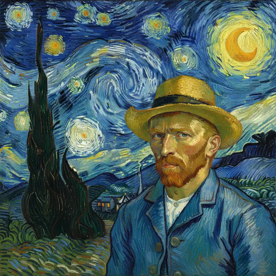 Van Gogh Portraits – Starry Faces Reimagined