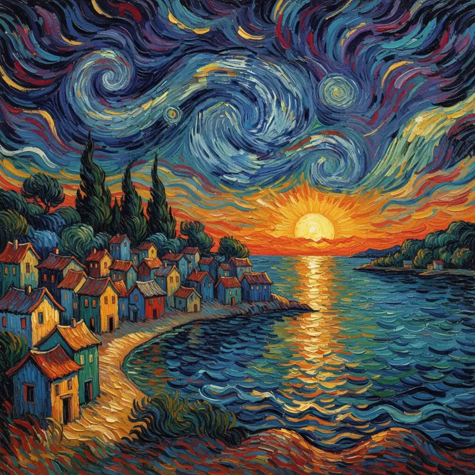 Van Gogh Landscapes – Cities and Countryside Alive with Color