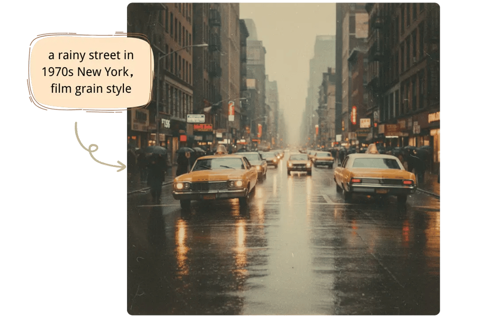 Describe Your Vision and Generate Retro Vintage Filter Art