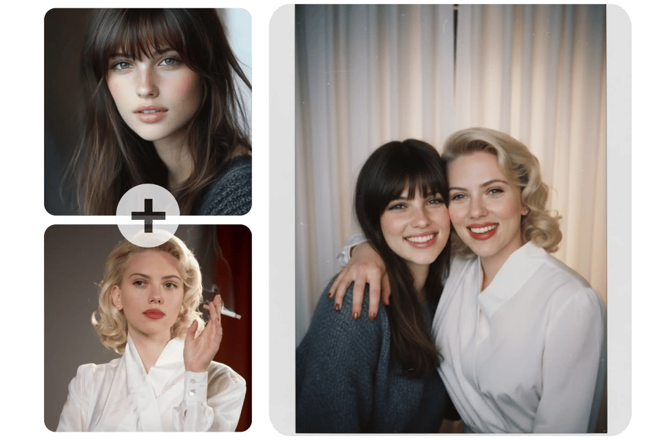 Polaroid Selfies with Celebrities