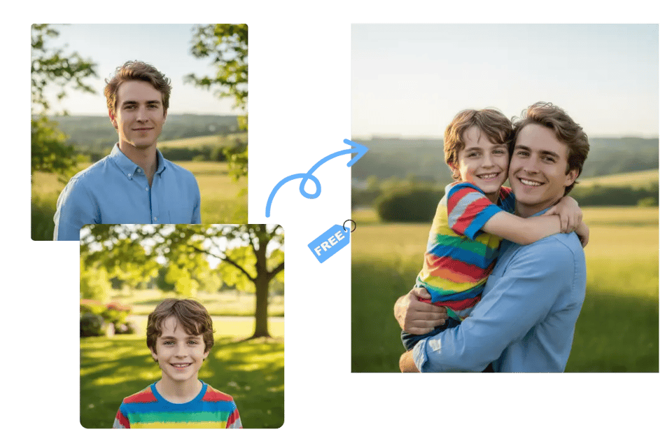 Free Hug My Younger Self AI Generator with One-Click Access