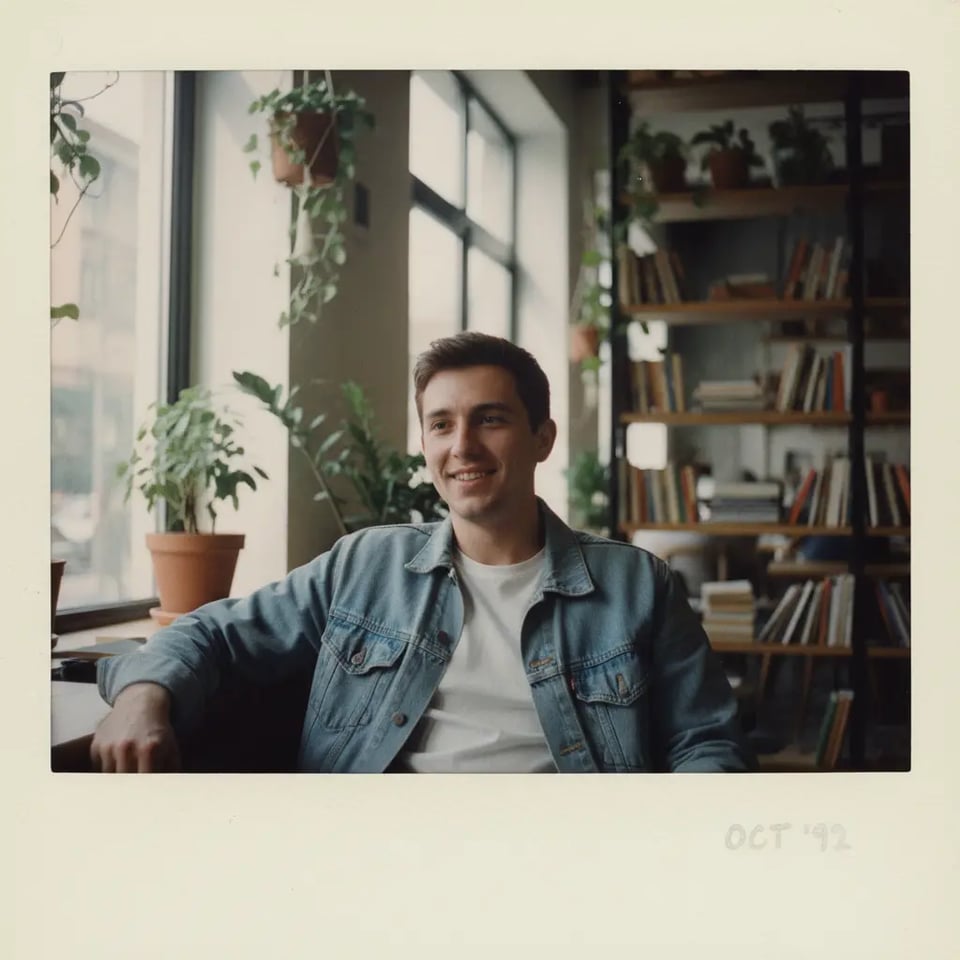 Instant Nostalgia — Gemini AI Retro Polaroid