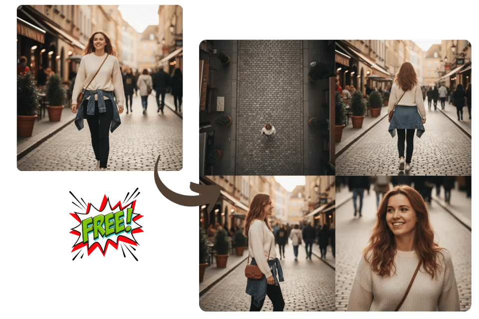 Free & One-Click Change Camera Angle on Bylo.ai
