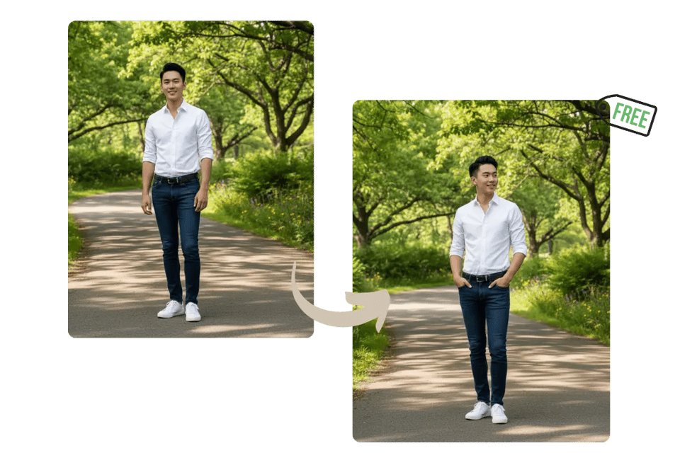 Free AI Pose Changer – One Click to Change Pose