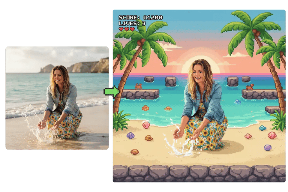 Seamless 16-Bit Character & Scene Integration
