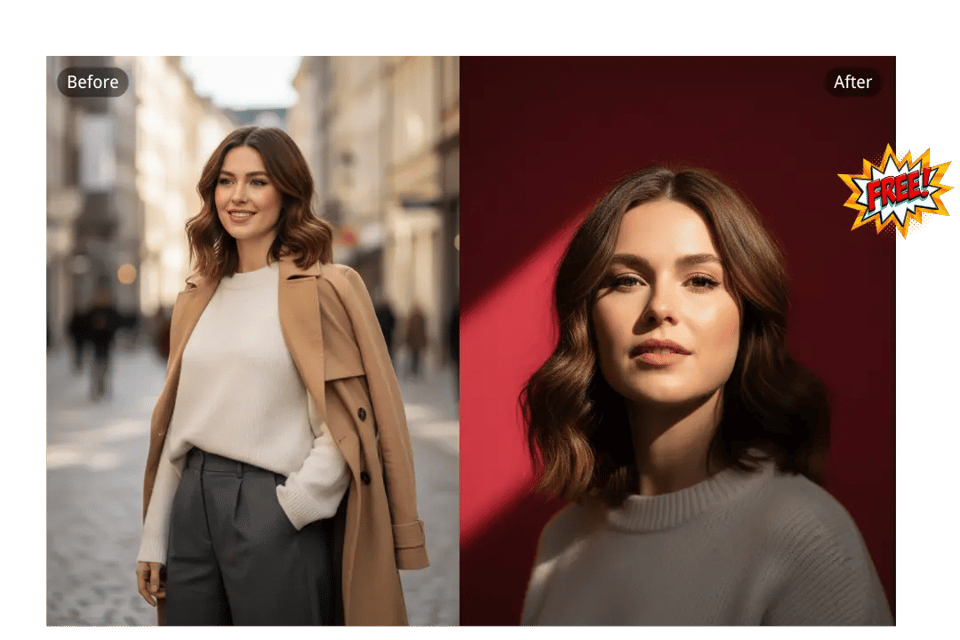 Instant, Free & Effortless Cinematic Portrait Creation