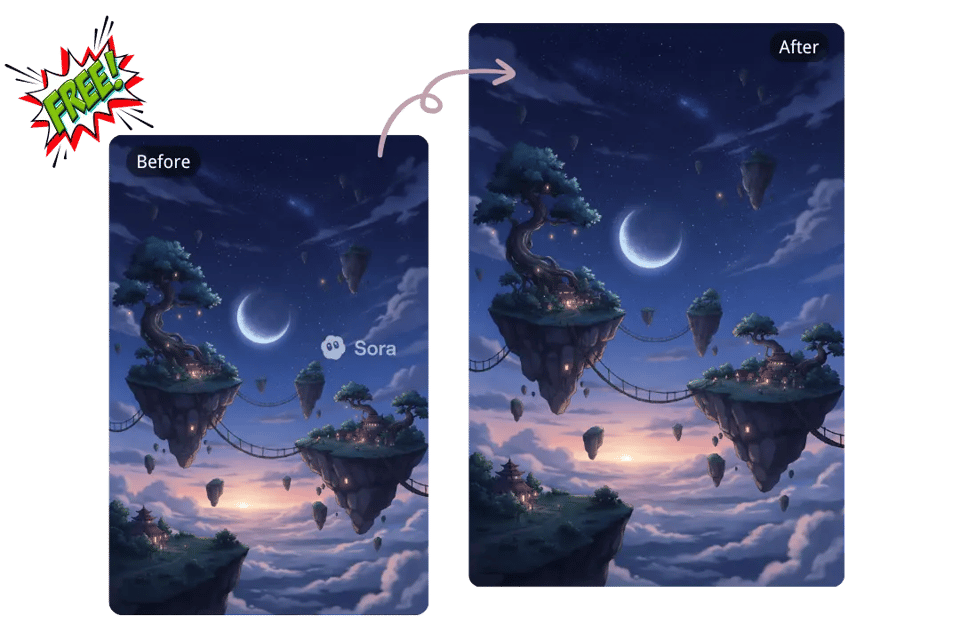 轻松使用Sora 2免费水印去除器