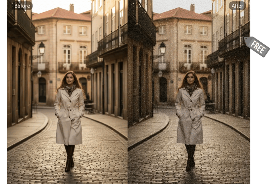 One-Click Free Film Grain Filter Tool for Effortless Texture Editing