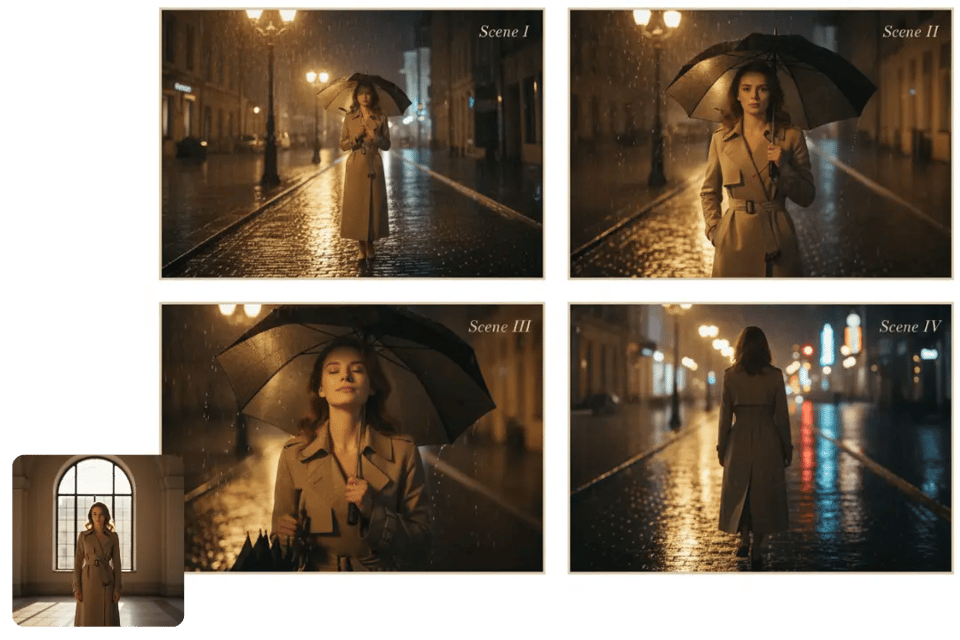 Cinematic Scene Generation with AI Storyboard Generator