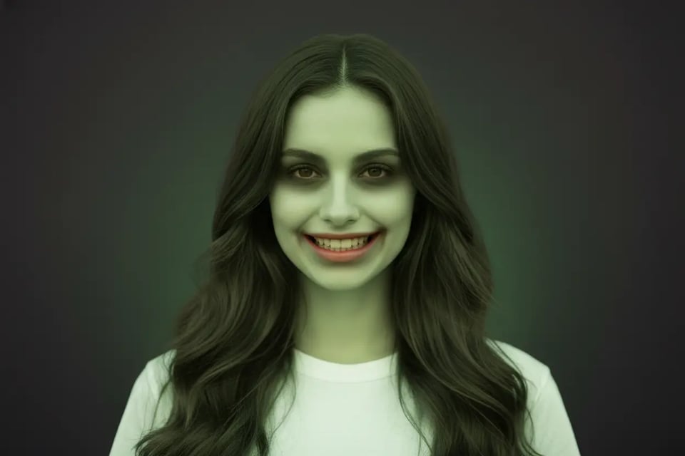 🧟 Зомби-лицо — жутко, но весело
