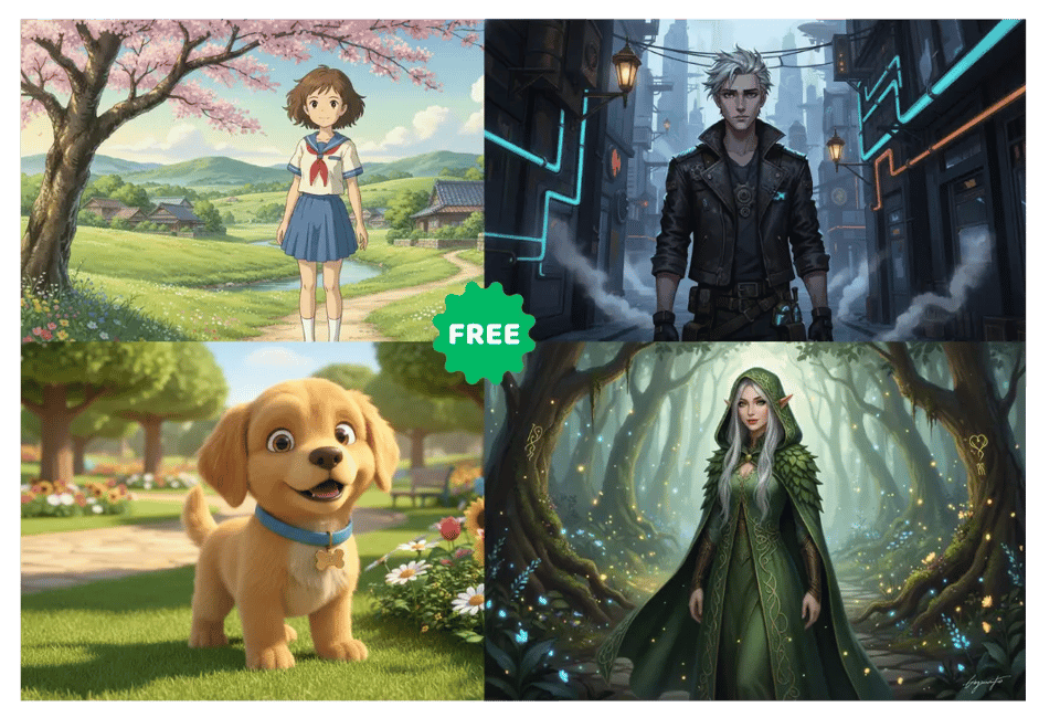 Free OC Maker with Multiple Art Styles and Themes