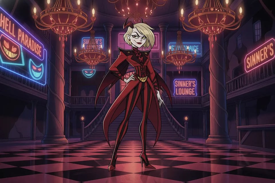 Hazbin Hotel-style OC