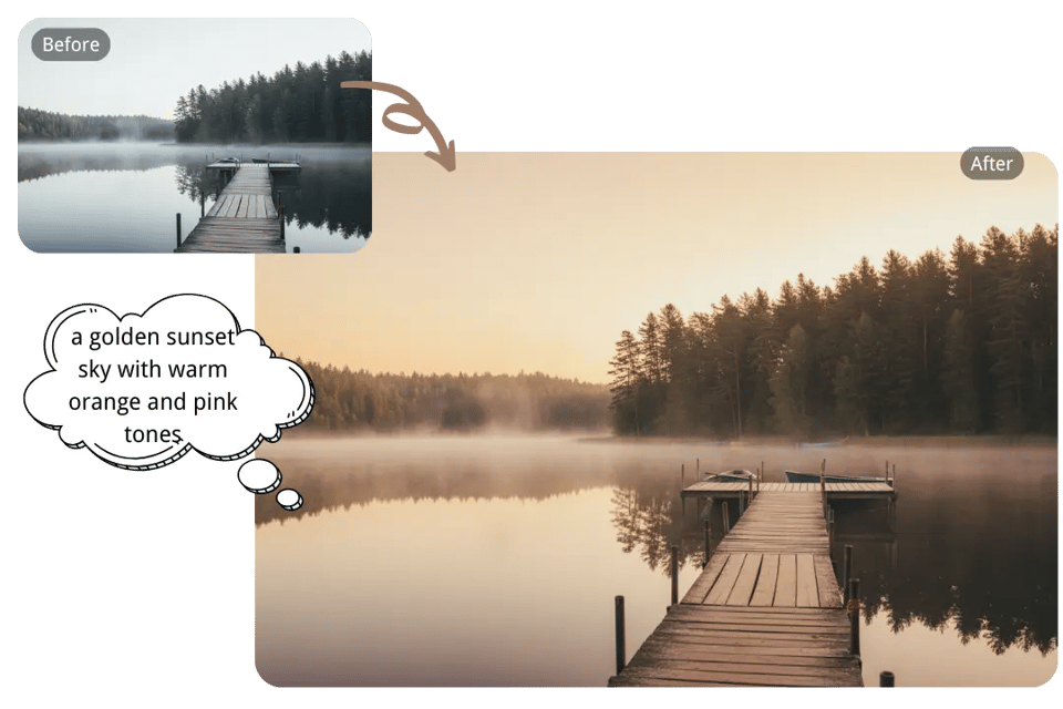 Bring Your Vision to Life with Prompt-Based Sky Generation