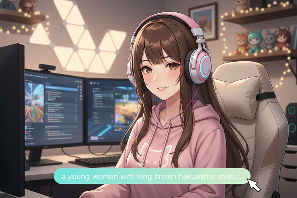 Generación de activos de VTuber gratis con un solo clic