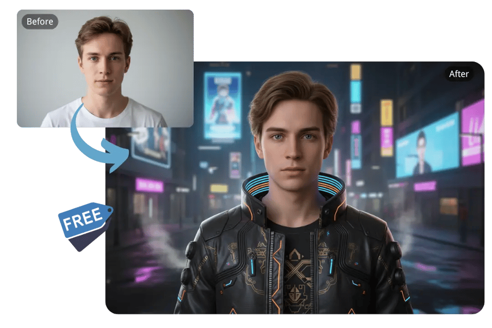 Creación gratuita de modelos de VTuber 2D y 3D a partir de texto o imagen