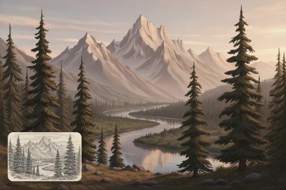 Turn Your Photos into Cinematic AI Landscapes with Natural Detail