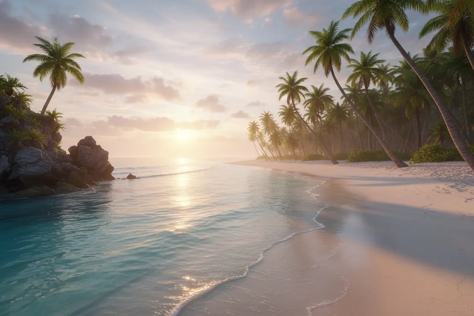 🌴 Tropical Shores and Crystal Waters