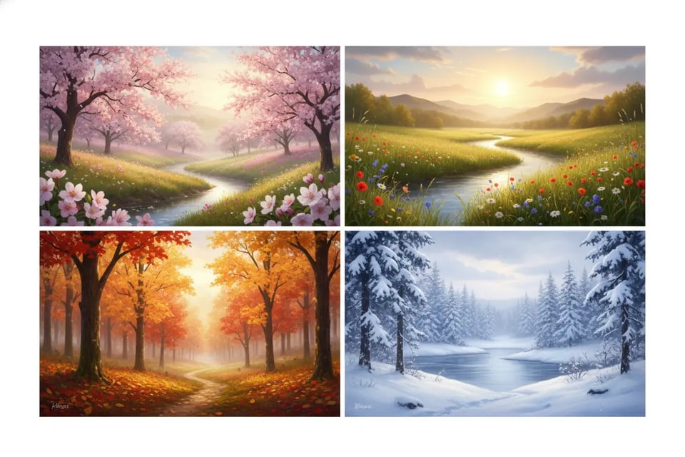 🌸 Seasons of Nature’s Beauty