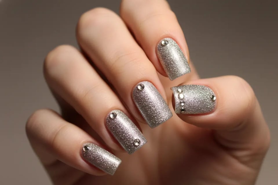 Glitter & Gem Nails — Sparkle That Captures Every Light