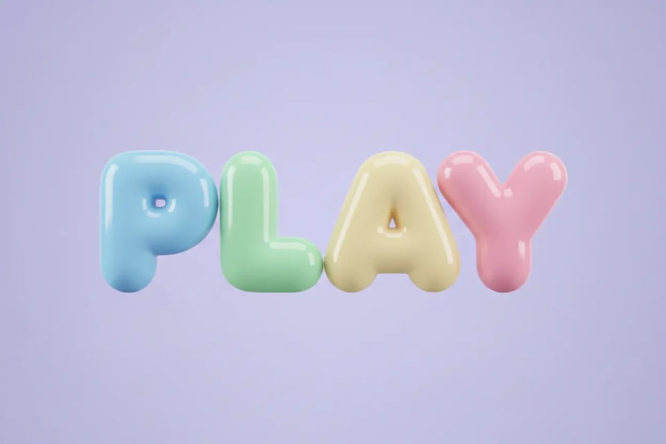 Bubble 3D Text