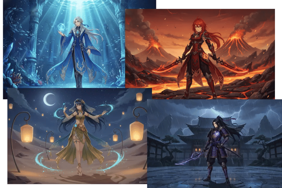 Art Styles & World Scenes to Bring Your Genshin OC to Life